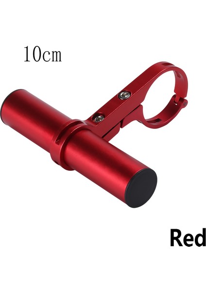 Kırmızı 10CM Stili 1 Adet Alüminyum Alaşım Bisiklet Direksiyon Uzatıcısı Moda Çift Tüp Braketi Lamba Montaj Bisiklet Ekstra Depolama Alanı Aksesuarları (Yurt Dışından)