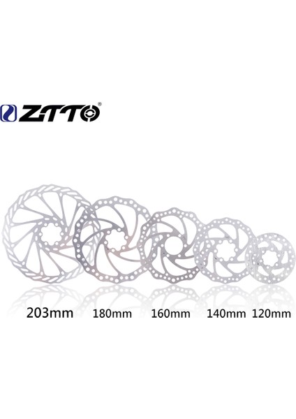 180MM Tarzı Ztto Disk Fren Rotoru Inç Paslanmaz Çelik Fren Rotorları Dağ Yol Bisikleti Parçaları Için (Yurt Dışından)