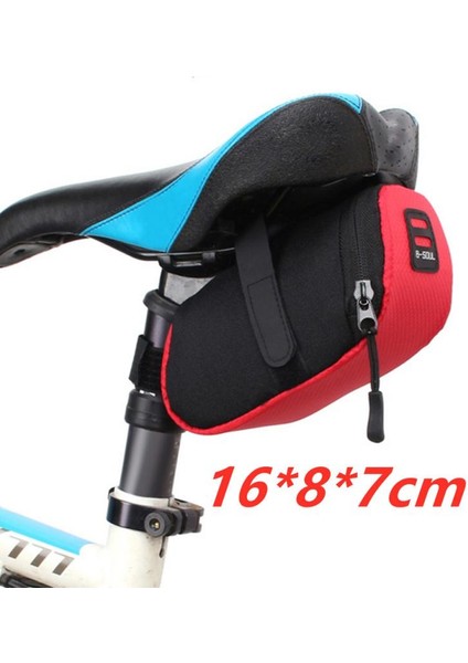 D02 16X8X7CM Tarzı Naylon Bisiklet Koltuk Çantası Su Geçirmez Mtb Dağ Yol Bisikleti Koltuk Saklama Arka Araç Çantası Koltuk Bisiklet Aksesuarları (Yurt Dışından)