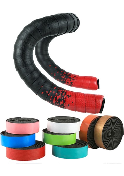 Yeşil Stil Yol Bisikleti Direksiyon Bandı Sap Kayışı Anti-Kayma Şok Emme Bisiklet Onarım Kayışı Profesyonel Bisiklet Direksiyon Bandı Sargısı (Yurt Dışından) indirimleri