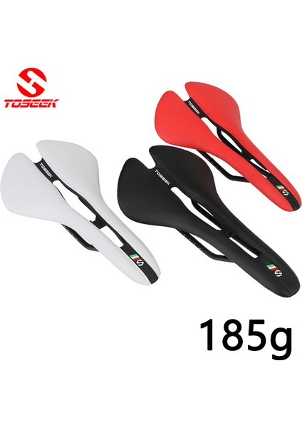 Siyah Kırmızı Tarzı Toseek Mtb Yol Bisikleti Koltuğu Ultrahafif 185G Yarış Koltuğu Hollow Ergonomik Tasarım Cr-Mo Koltuk Rayı Bisiklet Parçaları 7 Renk (Yurt Dışından) fiyatları