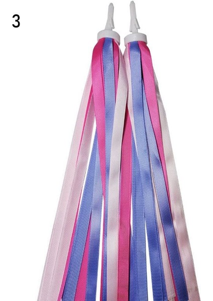 No.3 Tarzı Renkli Bisiklet Süsü Scooter Parçaları Kolu Püsküller Üç Tekerlekli Bisiklet Için (Yurt Dışından)