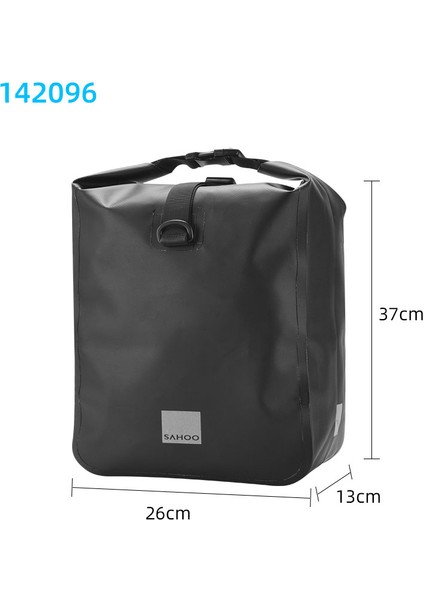 142096 10L 1pc Stili Bisiklet Yağmur Geçirmez Bagaj Taşıyıcı Çanta 1 Adet L Rulo Üstü Ayarlanabilir Kapanış Bisiklet Arka Bagaj Tulumu Pannier W Omuz Askısı (Yurt Dışından)