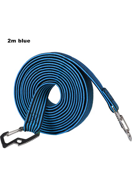 2m Mavi Tarzı Bisiklet Direksiyon Bandı Elektrikli Bisiklet Bisiklet Kayışları Bağlama Ipi Motosiklet Kanca Ekspres Kargo Kayışları Elastik Bagaj Ipi (Yurt Dışından)