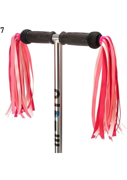 No.4 Stili Renkli Bisiklet Süsü Scooter Parçaları Kolu Püsküller Üç Tekerlekli Bisiklet Için (Yurt Dışından) modelleri