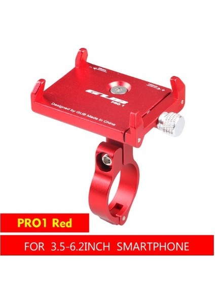 Pro1 Kırmızı Tarzı Gub Pro2 -2 Alüminyum Alaşımlı Bisiklet Telefon Tutucu Akıllı Telefon Ayarlanabilir Evrensel Destek Gps Navigasyon Telefon Standı (Yurt Dışından)