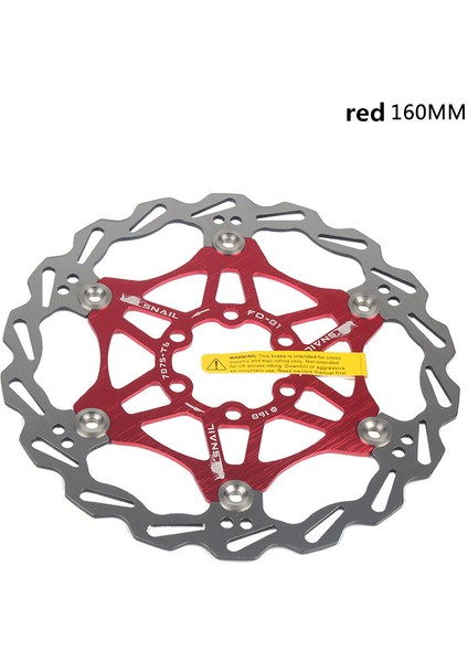 Mavi 160MM Tarzı 1 Adet Dağ Bisikleti Fren Rotoru, Bisiklet Için Güçlü Isı Dağılımlı Yüzer Rotor Tb Disk Fren Pedi Ultrahafif (Yurt Dışından)