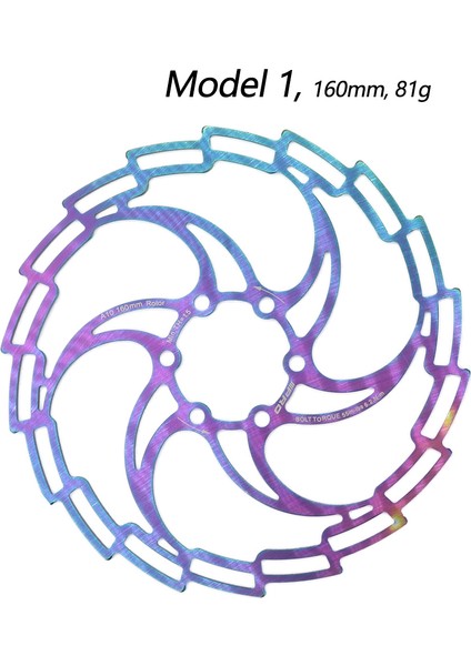 2x 160 Altın M3 Stili Iııpro Bisiklet Disk Fren Yağı Slik Paslanmaz Çelik Mtb Yol Bisikleti Gökkuşağı Hafif 6 Cıvatalı G3 Centerline Rotor Ipro (Yurt Dışından) fiyatları