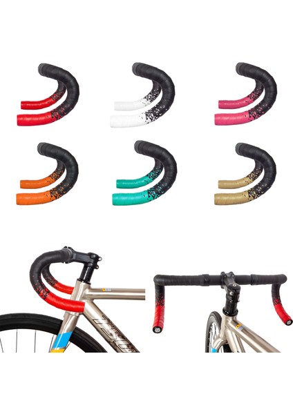 Siyah Yeşil Tarzı Bisiklet Direksiyon Bandı Titreşim Önleyici Pu Eva Bükümlü Yol Bisikleti Şeritleri Yarışma Nefes Alabilen Kaymaz Tutma Kolu Kayışı Paketi (Yurt Dışından) indirimleri