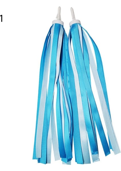 No.1 Stili Renkli Bisiklet Süsü Scooter Parçaları Kolu Püsküller Üç Tekerlekli Bisiklet Için (Yurt Dışından)