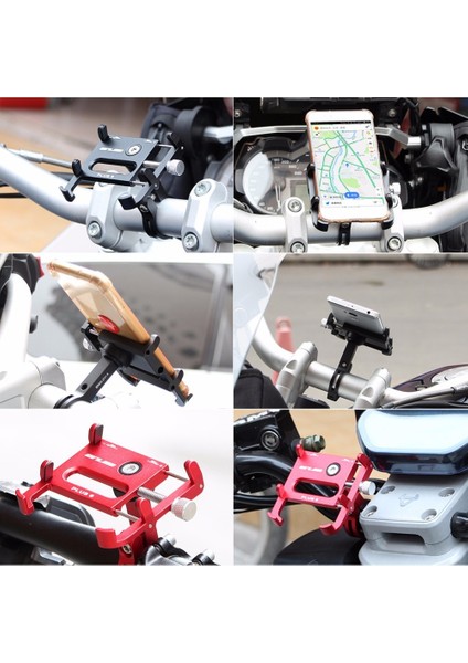 Pro1 Kırmızı Tarzı Gub Pro2 -2 Alüminyum Alaşımlı Bisiklet Telefon Tutucu Akıllı Telefon Ayarlanabilir Evrensel Destek Gps Navigasyon Telefon Standı (Yurt Dışından) modelleri