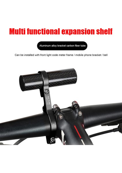 Gub 3k Karbon Fiber Bisiklet Direksiyon Uzatma Boru Montajı Bisiklet Bisiklet Far Braketi Lamba El Feneri Tutucu (Yurt Dışından) fiyatları