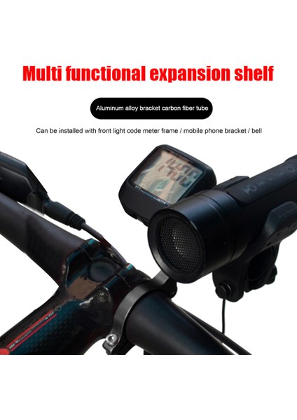 Gub 3k Karbon Fiber Bisiklet Direksiyon Uzatma Boru Montajı Bisiklet Bisiklet Far Braketi Lamba El Feneri Tutucu (Yurt Dışından) modelleri