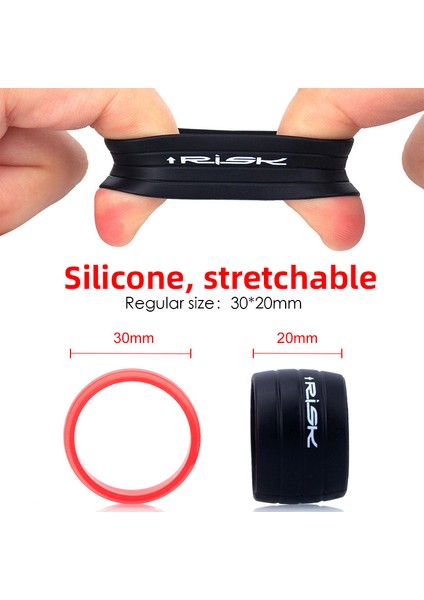 RA137-MAVİ Tarzı 2 Adet Risk Silikon Bisiklet Direksiyon Bandı Fişi Sabit Halka Yol Bisikleti Vites Kolu Koruma Kapak Kaymaz Bisiklet Aksesuarları (Yurt Dışından) fırsatları