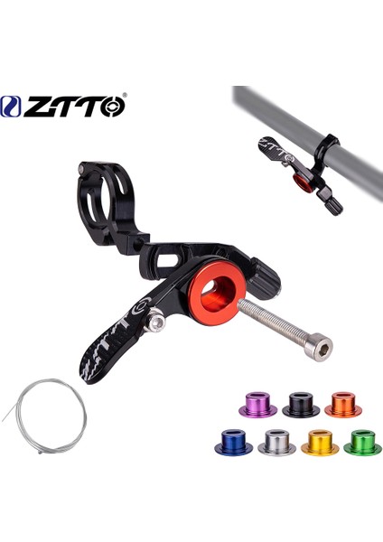 Yeni Siyah Stil Ztto Dağ Bisikleti Aşağıya Iniş Koltuk Direksiyonu Bisiklet Yükseklik Ayarlanabilir Koltuk Direksiyonu Uzaktan Kumandalı Vites Tarzı Süspansiyon Koltuk Direği Için (Yurt Dışından) indirimleri
