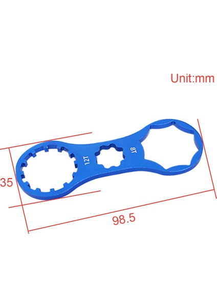 Mavi Stil Alüminyum Bisiklet Ön Çatal Kapağı Anahtarı Bisiklet Onarım Aracı Sr Suntour Xcrxctxcmrst Dağ Bisikleti Ön Çatal Sökme Aracı (Yurt Dışından)