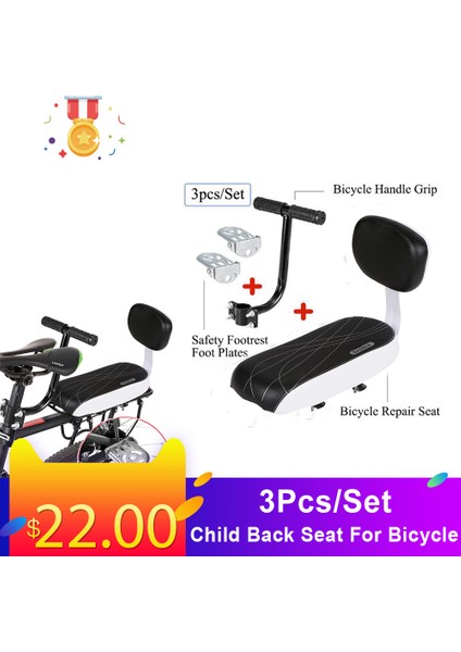 Siyah Eyer Tarzı Bisiklet Güvenlik Arka Koltuk Çocuk Koltuk Bebek Bisiklet Koltuğu Arka Koltuk ile Kolu Dinlenme Pedal Bebek Bisiklet Koltuğu Arka Koltuk (Yurt Dışından) indirimleri