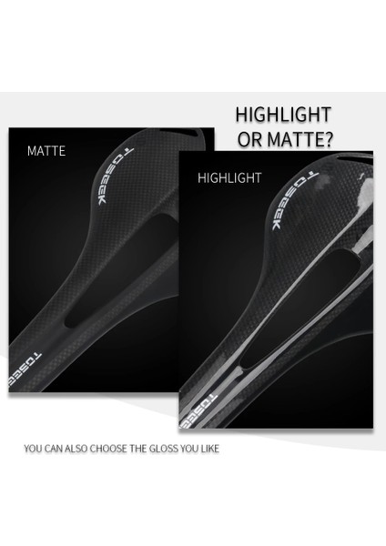 Turuncu-Parlak Stil Yeni Toseek 3k Mat Tam Karbon Fiber Sele Roadmtb Bisiklet Bisiklet Koltukları Bisiklet Parçaları Kırmızı Karbon Sele 8 Renk (Yurt Dışından) indirimleri