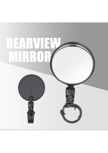 C Siyah Tarzı Bisiklet Arka Görüş Aynası Mtb Bisiklet Geniş Açılı Reflektör Ayarlanabilir Sap Mini Aynalar (Yurt Dışından) fiyatları