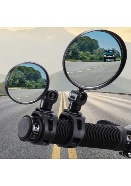 S 4.5cm Tarzı Evrensel Bisiklet Arka Görüş Aynası Ayarlanabilir Döner Geniş Açılı Mtb Yol Bisiklet Aksesuarları Için Bisiklet Arka Görüş Aynaları 1 Adet (Yurt Dışından)