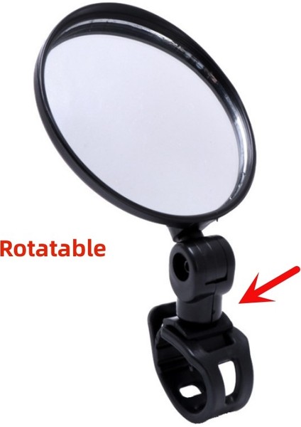 S 4.5cm Tarzı Evrensel Bisiklet Arka Görüş Aynası Ayarlanabilir Döner Geniş Açılı Mtb Yol Bisiklet Aksesuarları Için Bisiklet Arka Görüş Aynaları 1 Adet (Yurt Dışından)