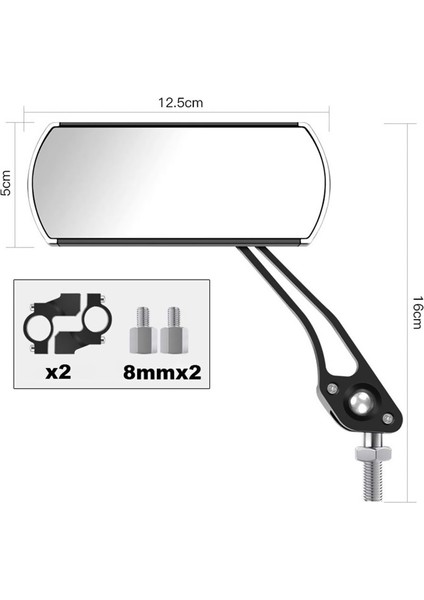 2pcs Gri Tarzı Bisiklet Arka Görüş Aynası Ayarlanabilir Dağ Yol Bisikleti Bisiklet Direksiyon Yan Görüş Aynaları Gözlük Bisiklet Aksesuarları (Yurt Dışından) modelleri