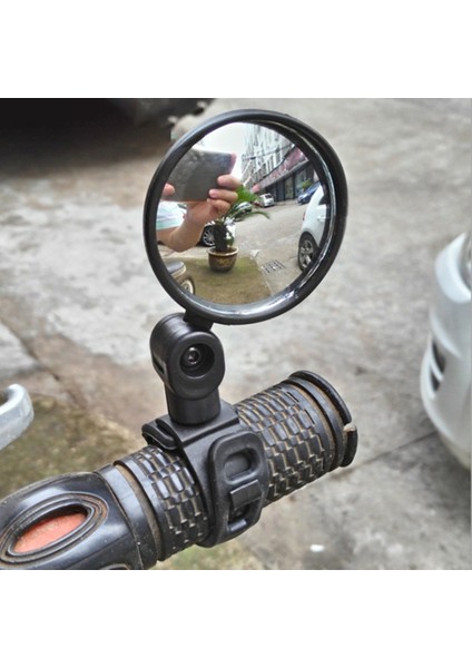 14X8CM Tarzı Evrensel Bisiklet Aynası Bisiklet Aksesuarları Motosiklet Direksiyon Aynası Geniş Açı Döner Mtb Yol Bisikleti Bisikletçilik Için (Yurt Dışından)