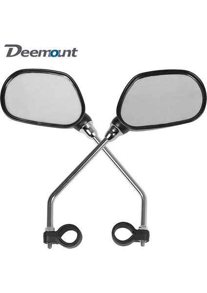 FK271PC2 Tarzı Deemount 1 Çift Bisiklet Arka Görüş Aynası Bisiklet Bisiklet Geniş Açılı Geri Yansıtıcı Açı Ayarlanabilir Sol Sağ Aynalar (Yurt Dışından)
