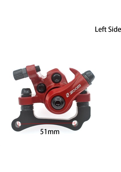 Bir Set Stili Zoom Elektrikli Scooter Freni Alüminyum Alaşımlı Sağ Scooter Disk Fren Kolu Fren Hattı Tüpü Güç Kapama Fren Kolu Mtb Yol Bisikleti (Yurt Dışından)