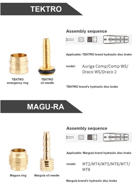 Magura 10 Takım Stili Bisiklet Hidrolik Disk Fren Yağı Pin Iğne Zeytin Bağlantı Takın BH90 BH59 Sram Magura Bisiklet Fren Hortumu Tamir Araçları (Yurt Dışından)