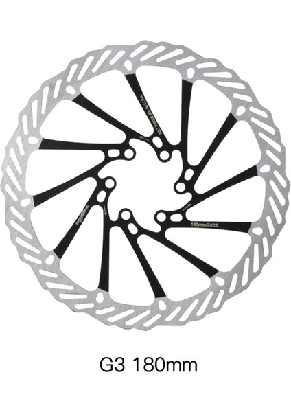 G3 Siyah 180MM Stili Hassns G3 Fren Diski Mtb Hidrolik Fren Seti Dağ Bisikleti Rotor Bisiklet Kaliper Disk Rotor Bisikletçilik (Yurt Dışından)