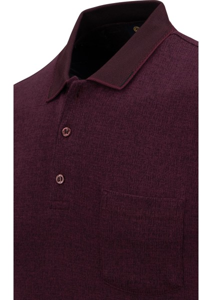 Erkek Polo Yaka Cepli Klasik Kalıp Tişört - 5116