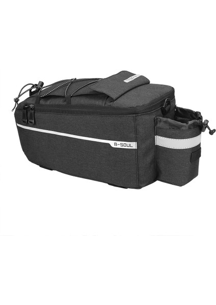 Siyah 780ML Şişe Stili Bisiklet 13L Taşıyıcı Çanta Bisiklet Arka Sepeti Su Geçirmez Pannier Bagaj Sırt Çantası Arka Taşıyıcı Arka Koltuk Çantası Bisiklet Valizi Omuz Çantası (Yurt Dışından) fırsatları