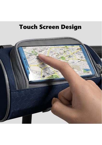 Siyah Stil Su Geçirmez Bisiklet Çantası Taşınabilir Mtb Bisiklet Direksiyon Çantası Büyük Kapasiteli Bisiklet Çerçeve Tüp Çantaları Outdoor Bisiklet Aksesuarları (Yurt Dışından) fırsatları