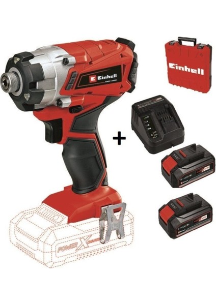 Te-Cı 18/1 Li 2 Adet 18V 2.5 Ah Akülü ve Çantalı Vidalama
