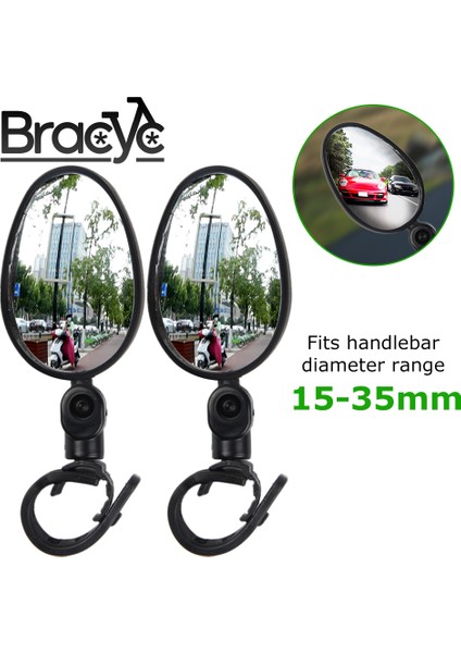 2 Adet Oval(Düz) Stil Evrensel Bisiklet Arka Ayna Ayarlanabilir Döner Geniş Açılı Bisiklet Direksiyon Arka Görüş Aynaları Mtb Güvenli Yol Bisikleti Aynası (Yurt Dışından) fiyatları