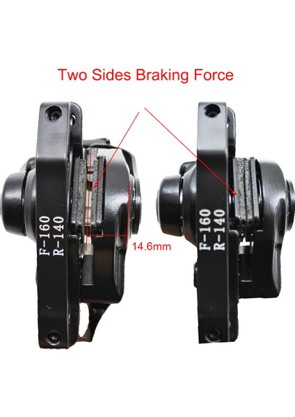 Ön Fren Stili Zoom Mtb Bisiklet Disk Fren Çift Piston Mekanik Kılağı Ön Arka Alüminyum Alaşım Yol Elektrikli Bisiklet Parçaları Aksesuarları (Yurt Dışından)