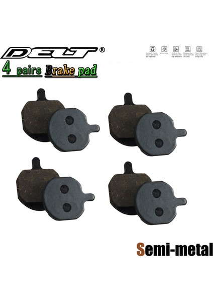 Dl-Pd 015R Tarzı Hayes Sole Mx2 Mx3 Mx4 Mx5 Cx5 Gx-C Gx2 Jak-5 Bengal Yarı Metal Mtb Bisiklet Disk Fren Balataları 4 Çift Bıke Aksesuarları (Yurt Dışından)