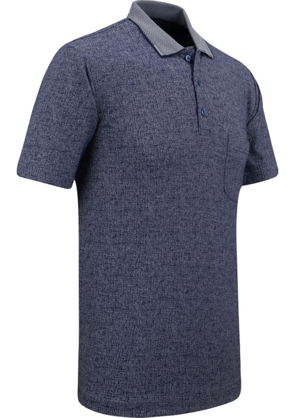 Erkek Polo Yaka Cepli Klasik Kalıp Tişört - 5116