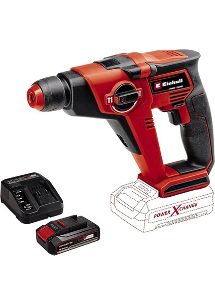 Te-Hd 18/12 Li - Solo, Akülü Pnömatik Matkap ve Einhell 18V 2,5 Ah Pxc Starter Kit (Başlang