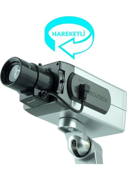 Sensörlü Hareketli Pilli Maket Kamera (5047)