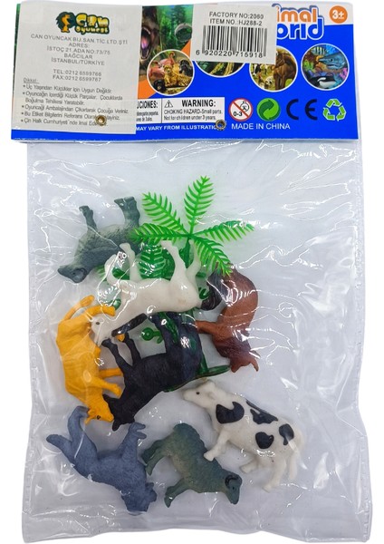 Poşetli Minik Hayvanlar Seti HJ2882 modelleri