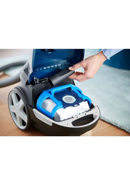 XD3110 Toz Torbalı Süpürge, Dostu, Triactive Başlık, Hafif ve Kompakt , 900 W ,3 Litre indirimleri