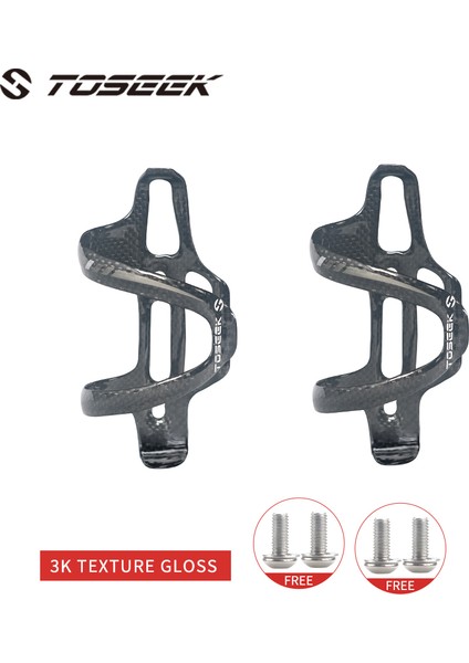 2pcs Parlak Tarzı Yol Bisikleti Şişe Tutucu Karbon Şişe Kafesi 3k Tam Karbon Fiber Mtb Dağ Bisikleti Su Şişesi Tutucuları Süper Hafif (Yurt Dışından)