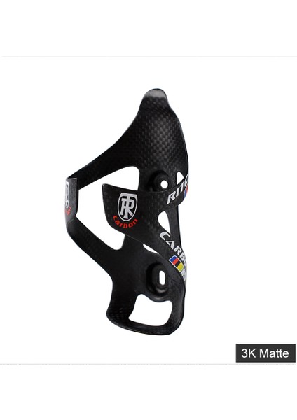 Mat Stil Yol Bisikleti Dağ Bisikleti Karbon Fiber Bisiklet 3k Parlak Mat Şişe Kafesi Bisiklet Su Şişesi Tutucu (Yurt Dışından)