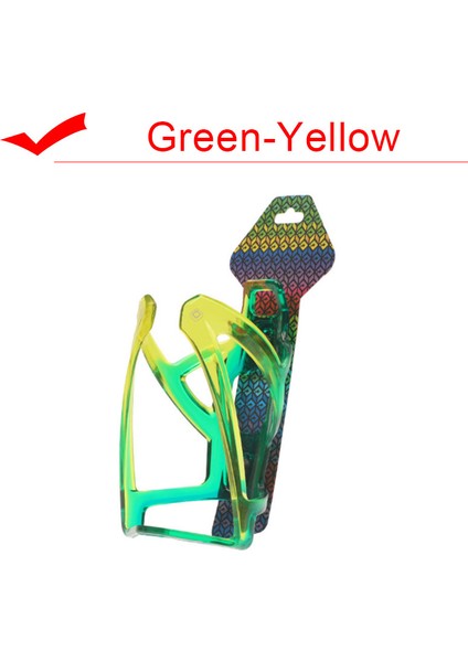 Yeşil-Sarı-2 Pc Tarzı 2pc Odı Su Şişesi Kafesi Ultrahafif Pc Bisiklet Su Bardağı Tutucu Renkli Mtb Şişe Kafesi Mtb Şişe Askısı Bisiklet Aksesuarları (Yurt Dışından)