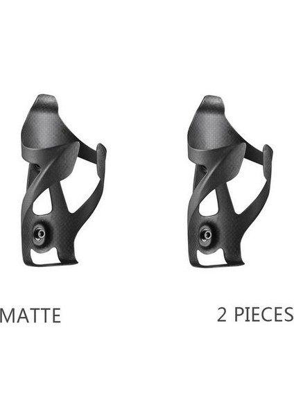 Logo Yok Mat 2 Adet Stil 2021 En Yeni Karbon Şişe Kafesi 3k Parlak Kırmızı Beyaz Bisiklet Bisiklet Su Şişesi Tutucu 25G Bisiklet Bidonu Bisiklet Mtb Tt Aero Yol (Yurt Dışından)
