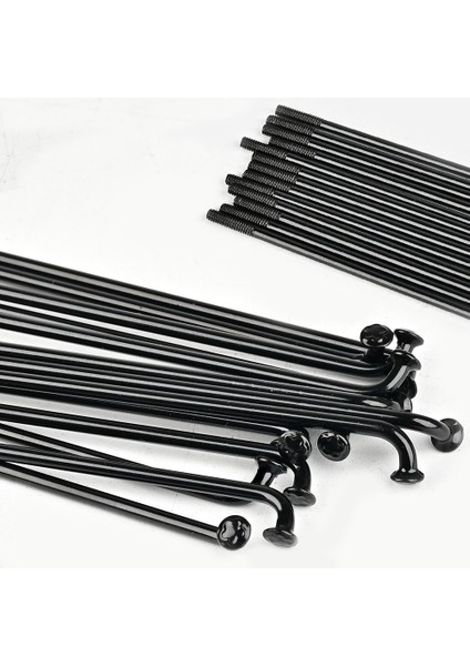 Dirsek 291MMX12PCS Bk Stili Bisiklet Jant Tel Dağ Yol Bisikleti Paslanmaz Çelik Yüksek Mukavemetli Inç Teller Işıklar Rays (Yurt Dışından) indirimleri