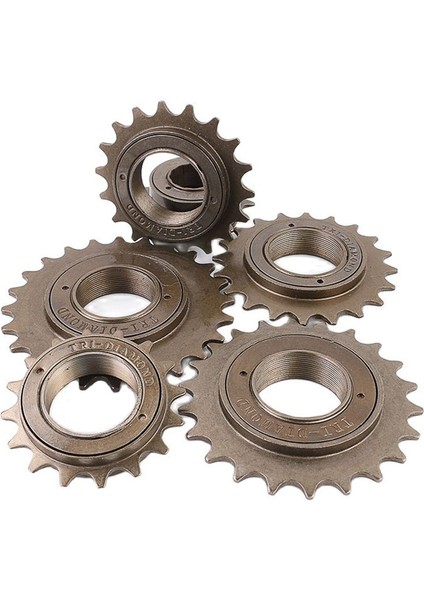 18T Kahverengi Tarzı Katlanabilir Bisiklet Bmx Fren Dişlisi Üç Tekerlekli Bisiklet Tek Vitesli Fren Dişlisi Bisiklet Kasnaklı Bisiklet Flywheel (Yurt Dışından)