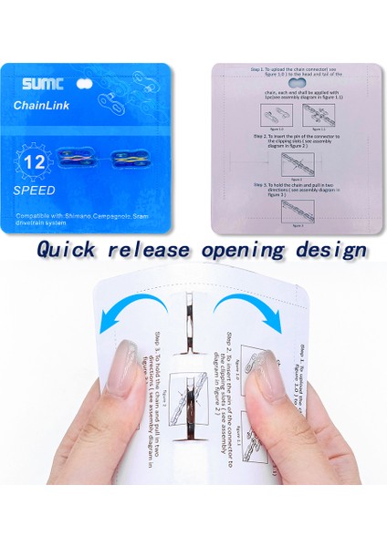 6-7-8 Vitesli Altın Tarzı 2 Çift Sumc Zincir Kayıp Halka Hızlı Gümüş Altın Rianbow Yeniden Kullanılabilir Zincir Sihirli Toka Bisiklet Zincir Tamir Parçaları (Yurt Dışından) fırsatları